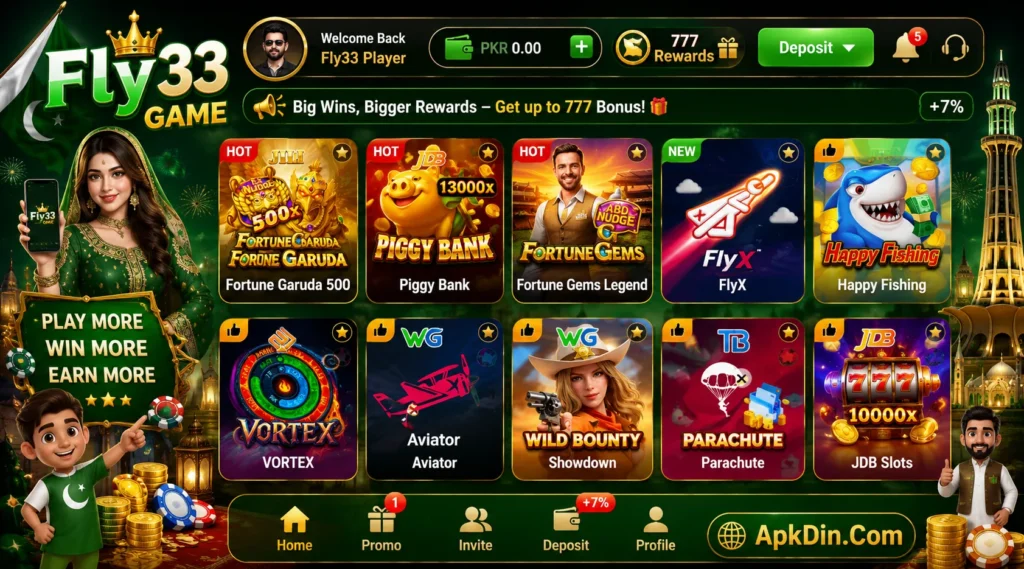 Fly33 Game app