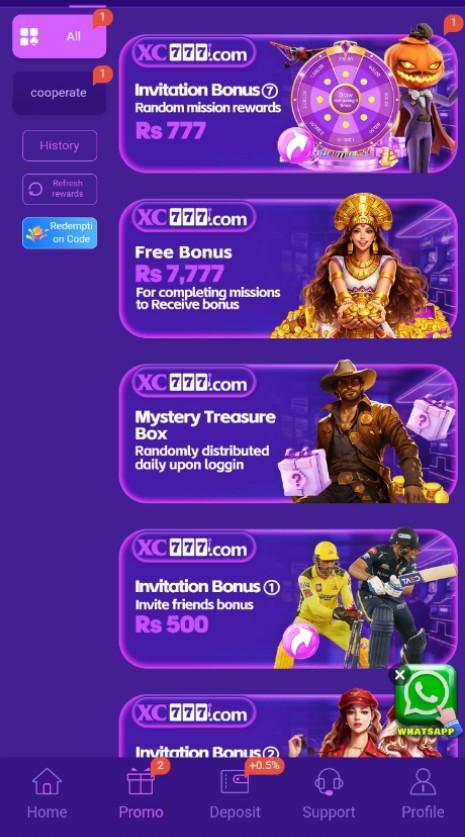 xc777h game login